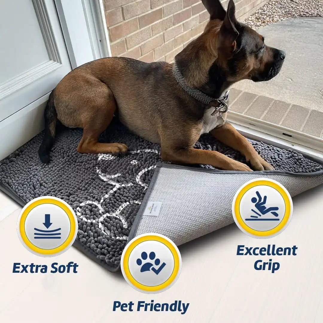Embroidery Muddy Mat® - Dog Lazy