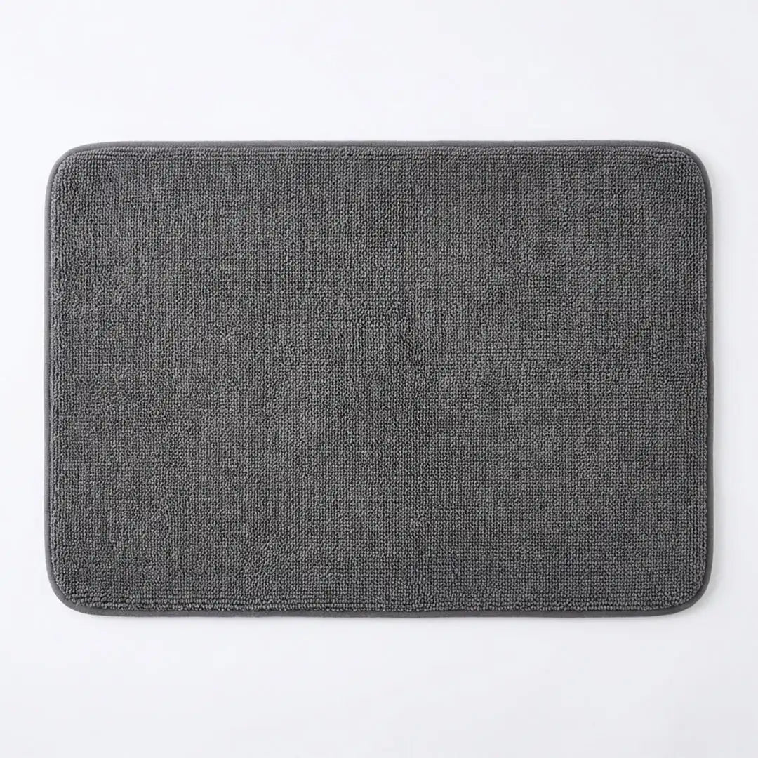 Muddy Mat® CloudStep Bathroom Rugs, Non Slip Bath Mats for Bathroom, Super Absorbent Memory Foam Chenille, Quick Dry Machine Washable Thick Toilet Rug for Shower Tub and Floor